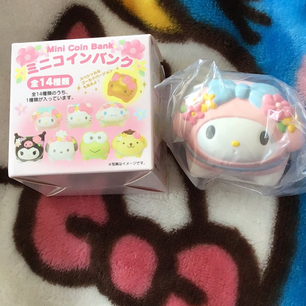 Sanrio my melody mini coin bank